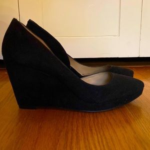 Black Suede BCBGeneration Wedges